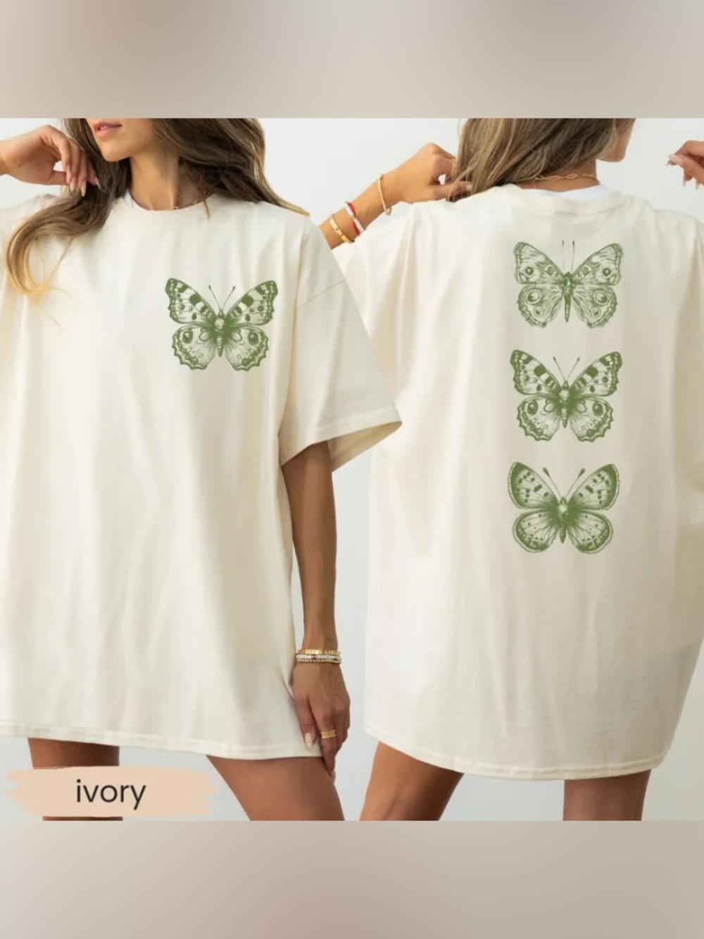 Vintage Butterfly Nature Aesthetic Comfort Colors Tee, Botanical Graphic T-Shirt